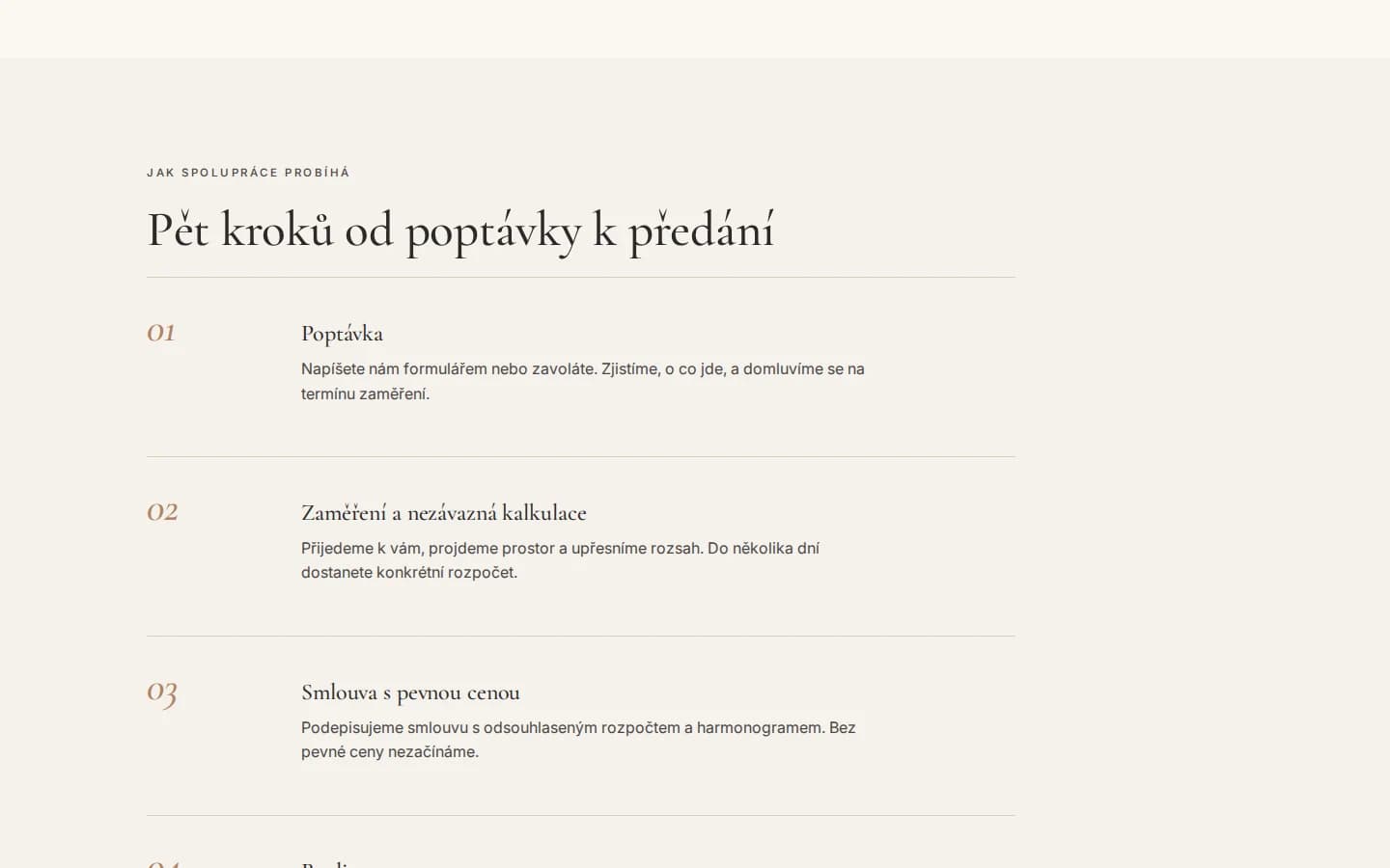 Pět kroků spolupráce na demo webu — od poptávky po předání rekonstrukce